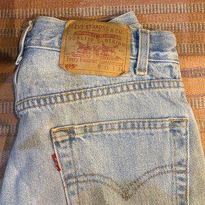 Vintage Levi's High Rise Straight Leg Jeans